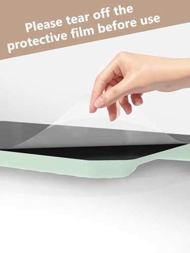 2-in-1 Ergonomic Keyboard Stand with Wrist Rest, Comfy Keyboard Riser Holder with Massage Design, Light Green - color: Light Green