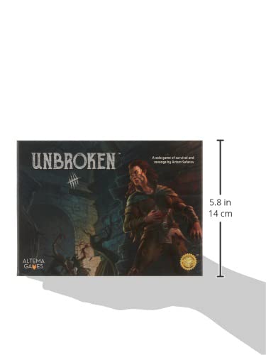 Golden Bell Studios Unbroken: a Solo Game of Survival and Revenge , Black