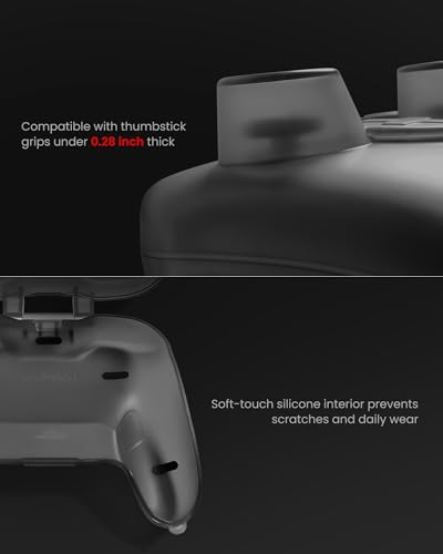 tomtoc Case for Nintendo Switch 2 Pro Controller, Military Grade Protection | Protective Hard Slim Storage Case, Hard Shell Joystick Protector, Space-Saving, Shock-proof Anti-scratch for Travel Daily Use