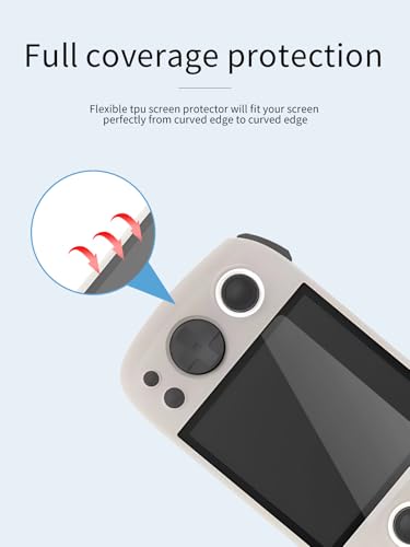 Screen Protector for Anbernic RG Cube Handheld Game Console,Tempered Glass Film Anti-Scratch High Touch Sensitivity