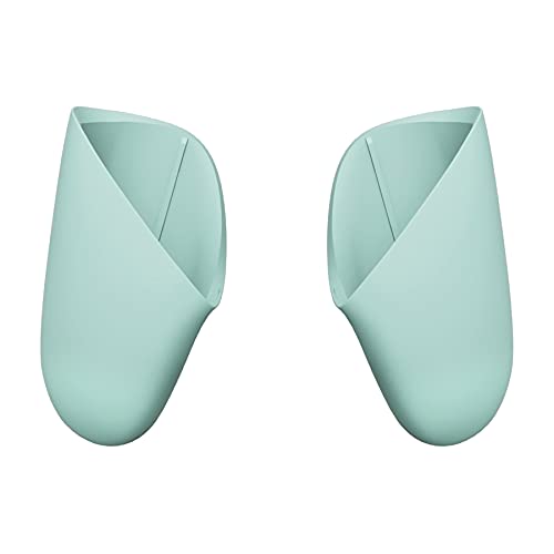 eXtremeRate Light Cyan Replacement Handle Grips for Nintendo Switch Pro Controller, DIY Custom Hand Grip Shell for Nintendo Switch Pro Controller - Controller NOT Included - color: Light Cyan