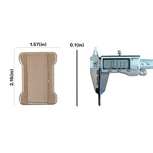 Universal Phone Grip for Smartphones - Phone Holder for Hand for Back of Phone -Wireless Charging Compatible (Gold) - 2Pack - color: Gold