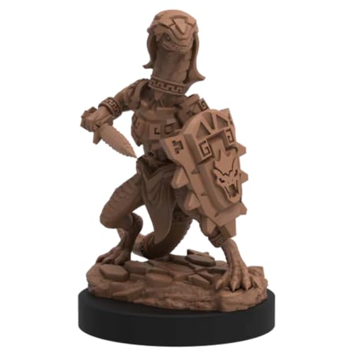 Epic Encounters: Chamber of The Serpent Folk - RPG Fantasy Roleplaying Tabletop Game with 20 Detailed Miniatures, Double-Sided Game Mat, & Game Master Adventure Book with Monster Stats, 5E Compatible | Includes 20 Unpainted Serpent Folk Miniatures, Double