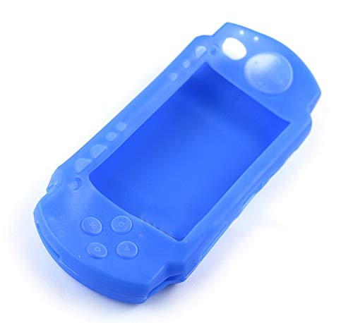 Protective Soft Rubber Silicone Skin Case Cover for PSP 1000 1001 (Dark Blue) - color: Dark Blue