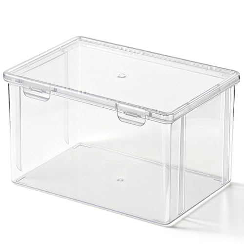 tutata NES Cartridge Case Storage Box Compatible with NES Cartridge Games, Retro Game Case Holder Clear