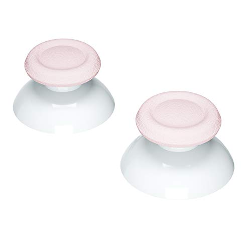 eXtremeRate Cherry Blossoms Pink & White Dual-Color Replacement 3D Joystick Thumbsticks for PS5 Controller, Analog Thumb Sticks with Screwdriver for PS4 Slim Pro Controller - color: Cherry Blossoms Pink White