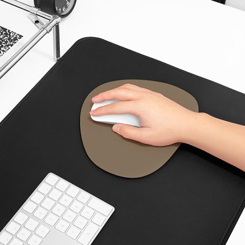 GREEDY FARMERS Mouse pad, Non-Slip Washable Waterproof Computer Mouse pad (Cocoa Taupe) - color: Cocoa Taupe
