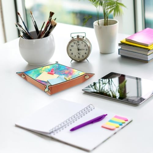 Tie Dye Dice Tray Dice Rolling Tray Folding Dice Holder for Dice Games, Like RPG, DND and Other Table Games - color: Multi 8