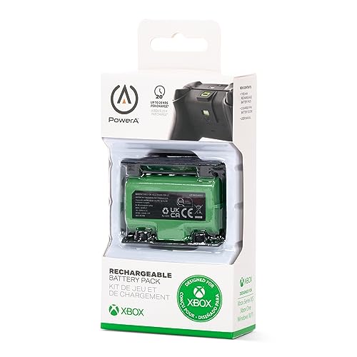 PowerA Rechargeable Battery Pack for Xbox Series X|S and Xbox One Controllers, Officially Licensed (Amazon Exclusive) - style: Single Battery