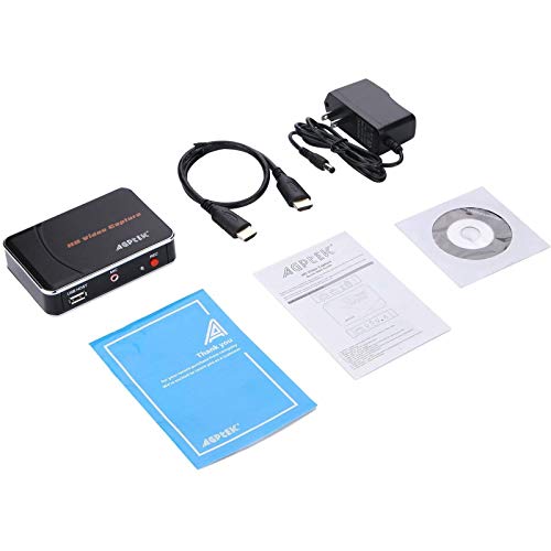 1080P HDMI Video Capture Card HD Game Recorder Compatible with Xbox One/360/ PS4/ Wii U/Nintendo Switch and Support Mic in for Commentary - No PC Required | Compatible with Xbox One/360/ PS4/ Wii U /Nintendo Switch and Support Mic in for Commentary - No P