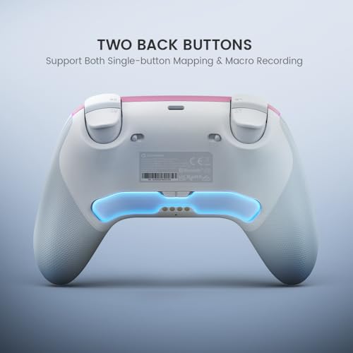 GameSir Super Nova Wireless Gaming Controller for PC/Switch/Switch 2/iOS/Android, 1000Hz Polling Rate, Hall Effect Stick & Trigger, Rubberized Grips, RGB Lighting, 1000mAh - Pink - color: Pink