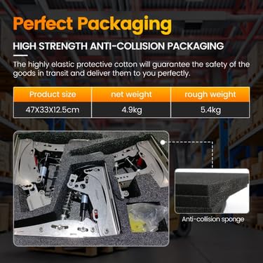 Simjack UT Sim Racing Pedals 200KG Load Cell Brake Pedal PC Racing Simulator Pedals Pressure Sensor HE Hydraulic Pedal (UT-P3-H1)
