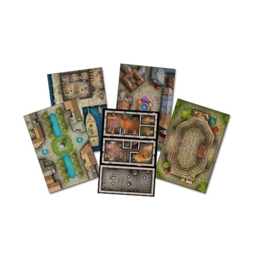 Kobold Press Tales of The Valiant Game Master's Map Folio