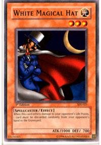 Yu-Gi-Oh! - White Magical Hat (SDJ-021) - Starter Deck Joey - Unlimited Edition - Common