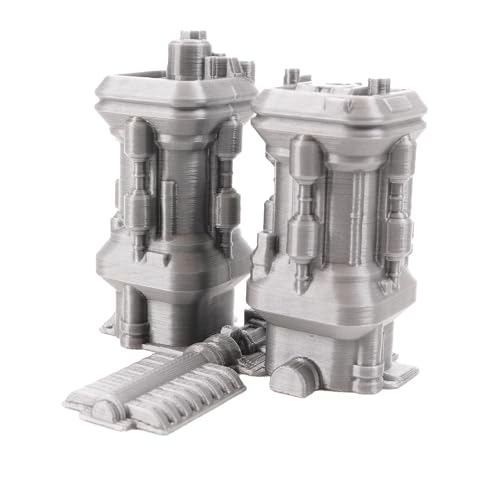6mm Sci-Fi Cityscape Bundle 1 - Tabletop Terrain for Miniatures Games Such as Epic Battletech Adeptus Titanicus (Bundle 1) - size: Bundle 1 without Hexes