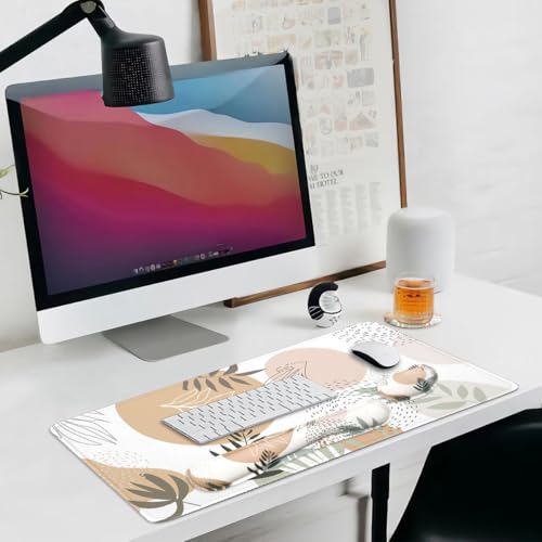 Large Mouse Pad Set,Extended Gaming Mouse Pad + Keyboard Wrist Rest Support - Minimalist - color: Minimalist