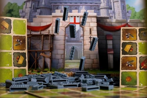 Walls of York Board Game | Strategy Game for Teens and Adults | Adventure Board Game | Fun Family Board Game | Ages 14+ | 2-4 Players | Average Playtime 30 Minutes | Made by Cranio Creations