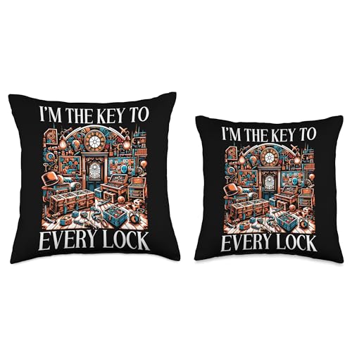 Escape Room Roomescape Puzzle Room Exit Game Throw Pillow - size: 16x16