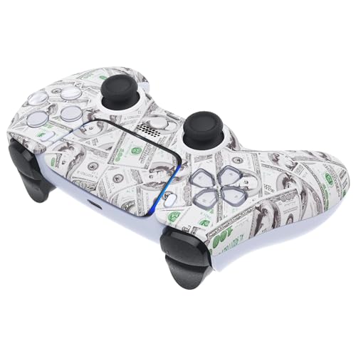 Custom Controllerzz Custom Wireless Controller Compatible with PS5 - Multiple Designs Available (PS5 Money) - color: PS5 Money