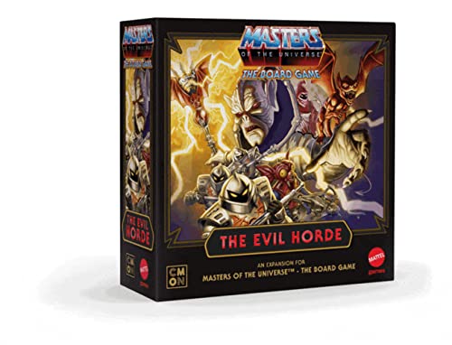 CMON Masters of The Universe The Evil Horde Board Game Expansion - Add Hordak, Grizzlor, Mantenna & Leech to Clash for Eternia for Kids & Adults, Ages 14+, 1-5 Players, 60 Minute Playtime