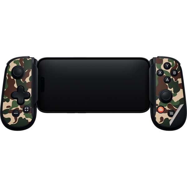 Skinit Decal Gaming Skin Compatible with Backbone One for iPhone Game Controller - Street Camo Design - color: Green - CAMBPE01