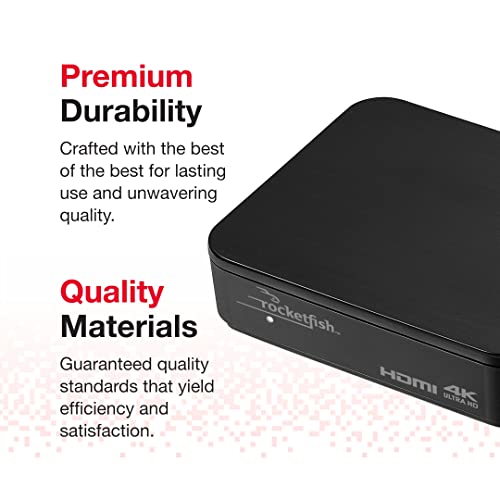 Rocketfish 2-Output HDMI Splitter with 4K at 60Hz and HDR Pass-Through