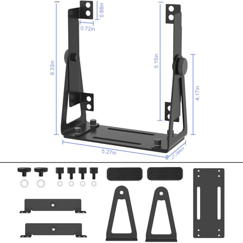 Multi-Purpose Desk Fan Stand Mount, Black | For 120mm PC Computer Fans, For 140mm PC Computer Fans