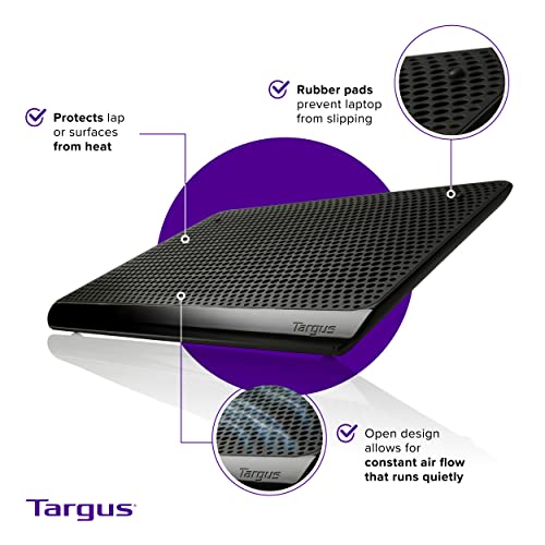 Targus Chill Mat for up to 16-Inch Laptop, Black (PA248U5)