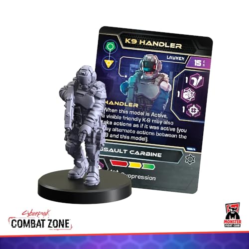 Monster Fight Club Cyberpunk Red Combat Zone Miniatures Expansion: Lawmen Starter Gang - style: Lawmen