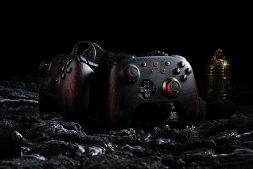 8Bitdo Ultimate 2C Wireless Controller for Windows PC and Android, with Hall Effect Joysticks and Hall Triggers, 1000Hz Polling Rate, and Remappable L4/R4 Bumpers - Black Myth: Wukong - color: Black Myth: Wukong