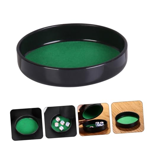 5pcs Professional Dice Cup Lid Durable Dice Cup Accessories for Ktv and Party Games Soundproofing Base Plate with Easy Installation for Enhanced Stability