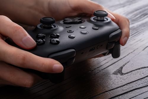 8BitDo Ultimate 2 Bluetooth Controller for Switch/Switch 2 & Windows PC, Switch Pro Controller with TMR Joysticks, Switchable Hall Effect/Tactile Triggers, Vibration and Motion Control - Black - color: Black, style: Ultimate 2 Bluetooth
