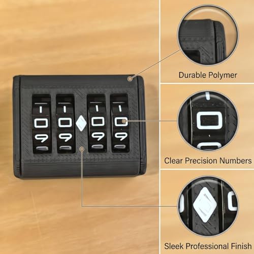 2PCS MTG Life Counter, 4-Digit Wheel Trackers Single/Dual Player Modes | Board Game Counter 0-9999 Single Player and 0-99 Dual Player Modes, for Card and Tabletop Games (Gold_2PCS) - color: Gold_2pcs