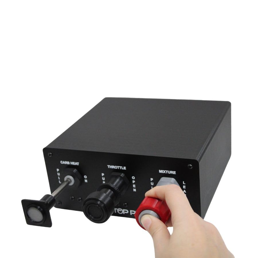Desktop Pilot - C172 Carb Heat Vernier Throttle Quadrant for Flight Simulators