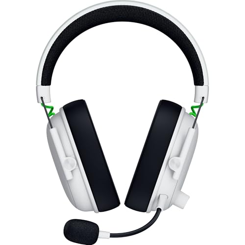 Razer BlackShark V3 Wireless Xbox Gaming Headset, 50mm Drivers, White | Super Wideband Mic, 2.4 GHz, Bluetooth, USB, Works with PC, Mac, PS5, Nintendo Switch, Smartphone, 70 Hr Battery - color: White, style: Xbox