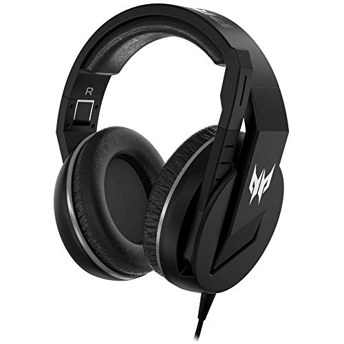 acer Predator Galea 311 True Harmony Sound Gaming Headset: 50mm Drivers - Rotatable Omni-Directional Mic with On-Cable Controls - Black, NP.HDS11.00B, (Pack of 1) - style: Galea 311 Headset