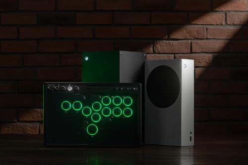 8BitDo All-Button Arcade Controller for Xbox Series X|S, Xbox One & PC – 2.4G Wireless, Low-profile Mechanical Switches, Programmable Buttons, Hot-swappable PCB, RGB Lighting - Officially Licensed