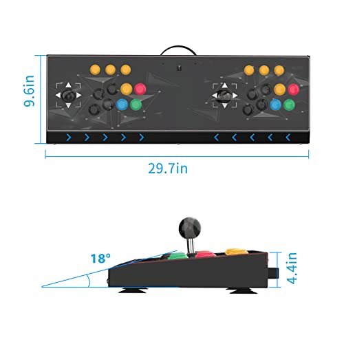 Fight Stick Arcade for for PC, Nintendo Switch, NEOGEO Mini, NeoGeo Pro, PS3,Raspberry Pi, PS Classic, Android