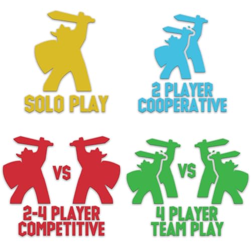 Tiny Epic Tactics Deluxe – Strategic Battle Royal Combat Board Game, 1-4 Players, Ages 14+, Modular 3D Terrain & Exclusive Content