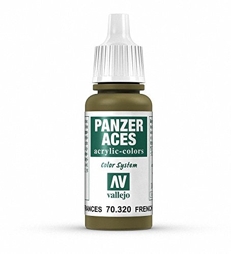Vallejo Acrylic Paint, French Tanker - color: French Tankcrew Uniforms 17ml