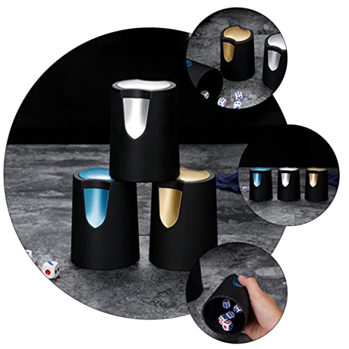 Kisangel 1pc Plastic Dice Cup Lid Portable Dice Storage Container for Ktv Bar for Family Gatherings Fashionable Design Easy to Clean and Space-Saving