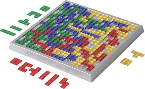Mattel Games Blokus XL Board Games for Family Night, Brain Games for 2 to 4 Players, Oversized Board and Pieces (Amazon Exclusive) | Classic Strategy Play with "Just One Rule," featuring Oversized Board and Pieces (Amazon Exclusive)