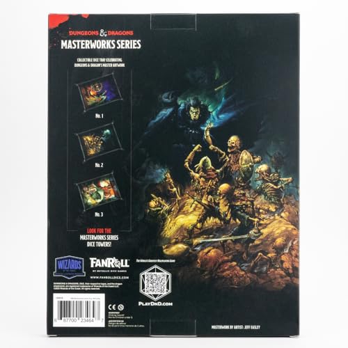 Fanroll Dungeons & Dragons D&D Masterworks Series Dice Tray: Jeff Easley