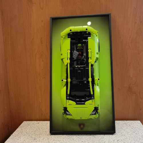Display Wallboard for LEGO Technic Lamborghini 42161 Race Car Model Kit, Home or Office Decorative Wall Panels,Adult Collectibles Wall Mount Frame (No Car Included) (42161 Display Wallboard)