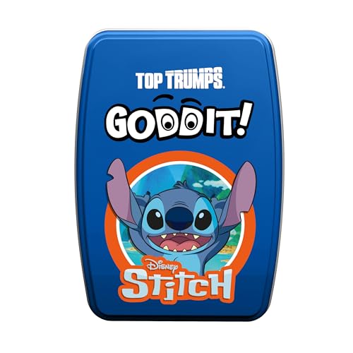 Top Trumps Stitch Goddit! Card Game for Kids and Adults Family Game Travel Game 1 to 6 Players Makes a Great Gift for Ages 6 Plus