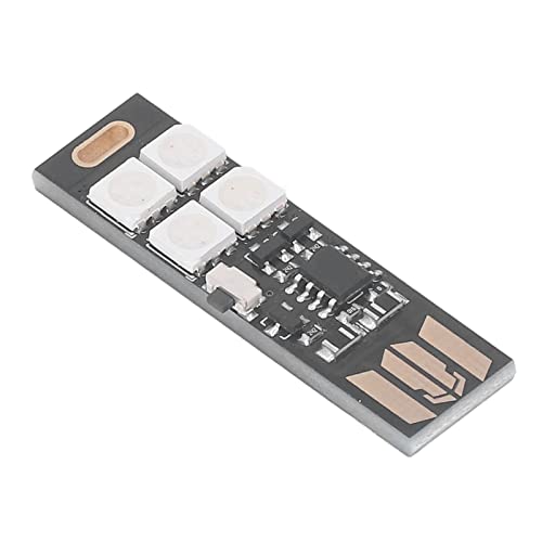 5Pcs Super Mini USB Light Kit – Ultra Slim 7-Color RGB LED Backlight for TV, Laptop, Desk