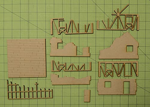 GameCraft Miniatures 28mm Small Half Timber House - 28MMDF550