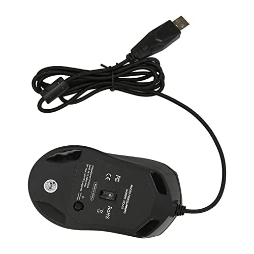 Wired Gaming Mouse, Wired Mouse with Honeycomb Shell 7200 DPI, 6 Programmable Buttons, RGB Backlight, Ergonomic Computer Mouse for PC Laptop