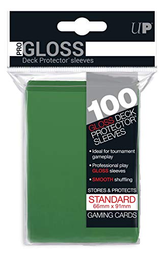 Ultra-Pro Sleeves: New Standard Green Deck Protectors (100) - color: Green, size: 100 Count