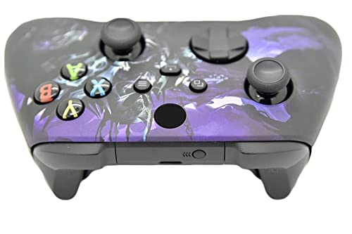 Hand Airbrushed Fade Custom Controller Compatible with Xbox Series X/S & Xbox One (Series X/S Purple Knight) - color: Series X/S Purple Knight